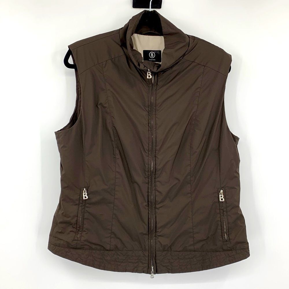 Bogner Vest Brown Womens US‎ 14